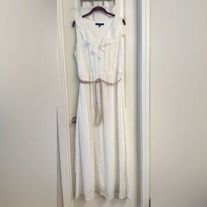 Apt. 9 ivory sleeveless boho maxi dress